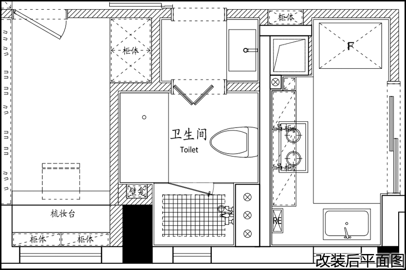 改装后平面图